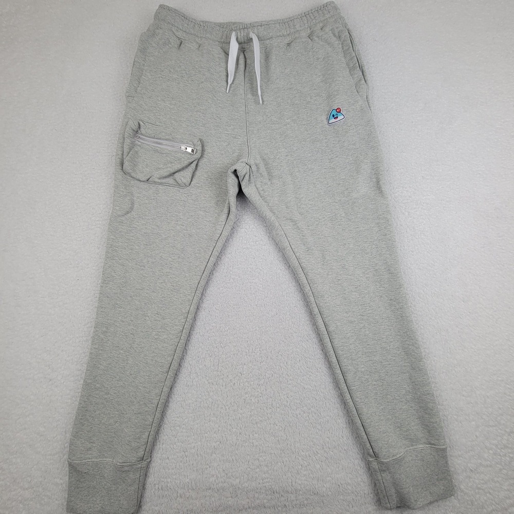 Nike Pants Mens Large DA8745-063 Sweatpants Joggers Zip Pocket Athletic Gray - Picture 2 of 10
